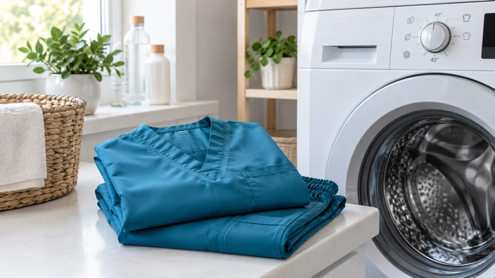 چطور اسکراب پزشکی را بشوییم تا رنگ و فرم آن حفظ شود؟