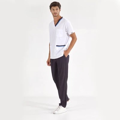ست اسکراب یقه دوبل لوکس لاکرا