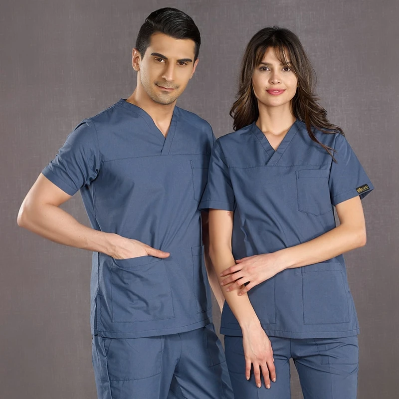 ست اسکراب شلوار کلاسیک تریکوتون، رنگ آبی پترولی — اورجینال چیزگی مدیکال
