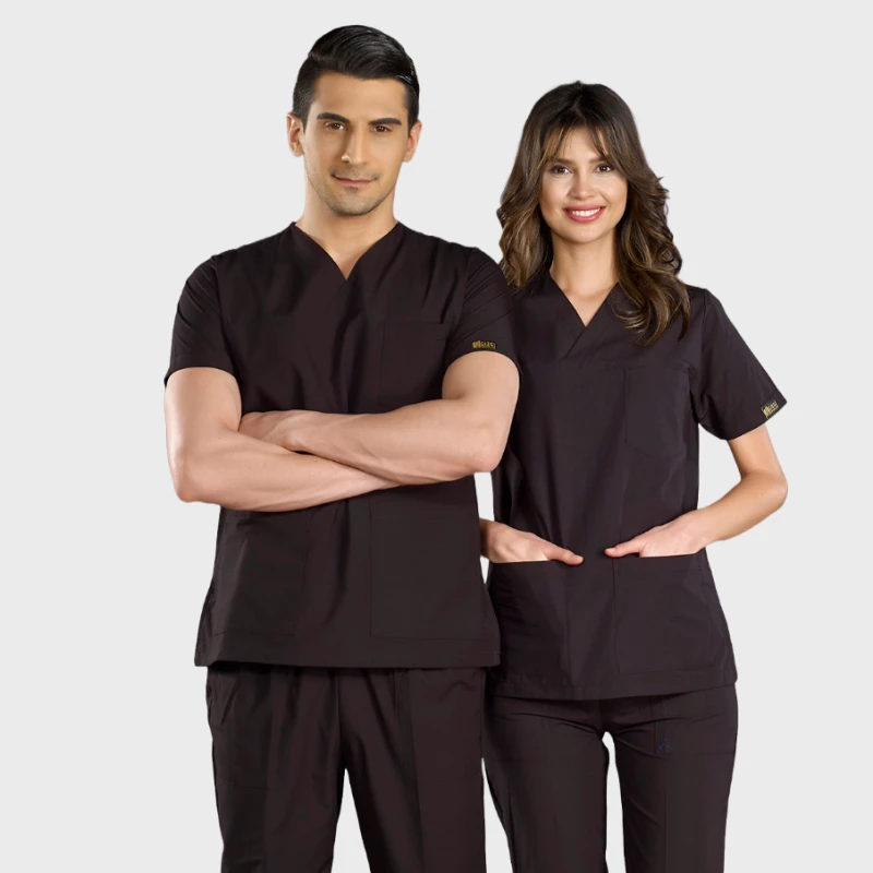 ست اسکراب شلوار کلاسیک تریکوتون، رنگ مشکی — اورجینال چیزگی مدیکال