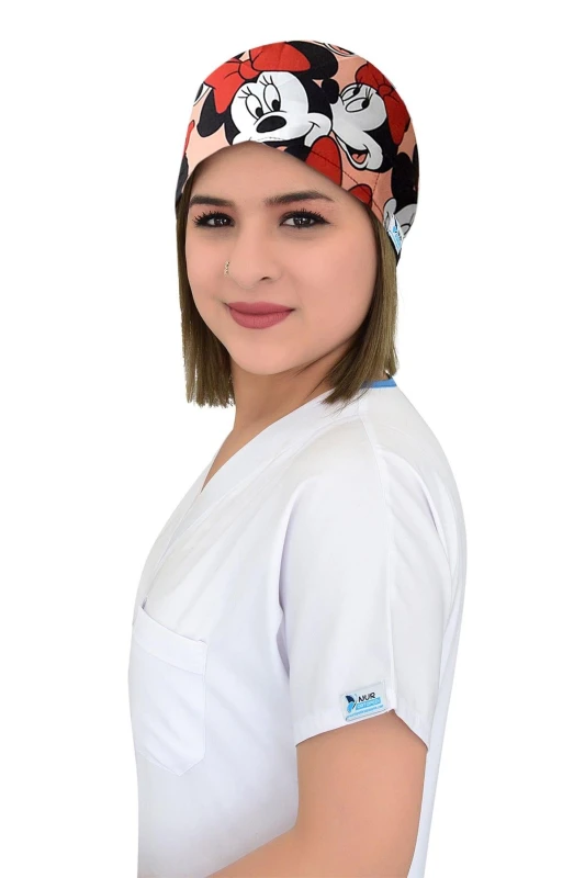 کلاه جراحی طرح مینی‌ماوس صورتی — اورجینال چیزگی مدیکال