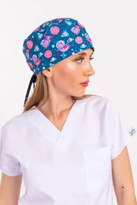 کلاه جراحی طرح گربه فضایی