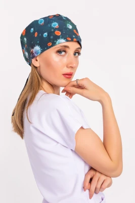 کلاه جراحی طرح ویروس