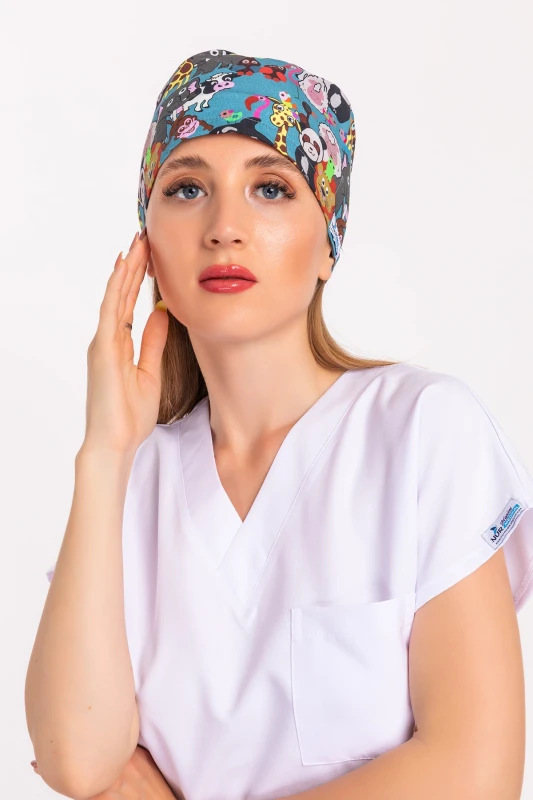 کلاه جراحی طرح باغ‌وحش — اورجینال چیزگی مدیکال