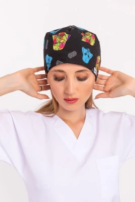 کلاه جراحی طرح استار وارز رنگی