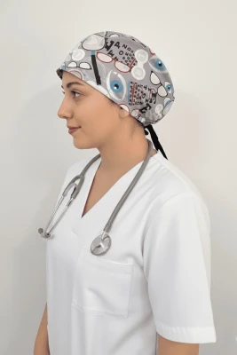 کلاه جراحی طرح چشم پزشکی