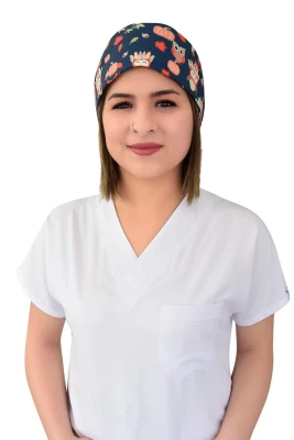 کلاه جراحی طرح جغد کدوحلوایی