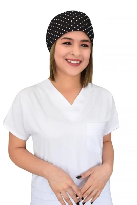 کلاه جراحی طرح ستاره مشکی