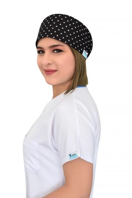 کلاه جراحی طرح ستاره مشکی