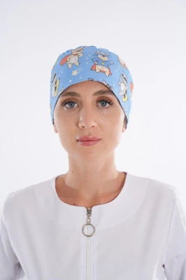 کلاه جراحی طرح گربه نقاب‌دار مستر لیکرا